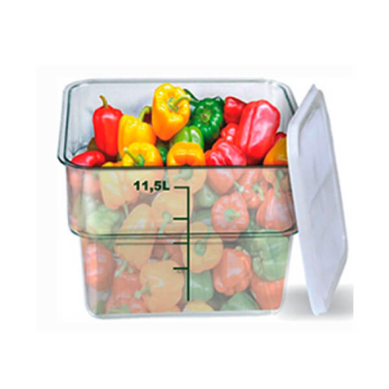 Caixa Quadrada 11,5 litros Plasticomm