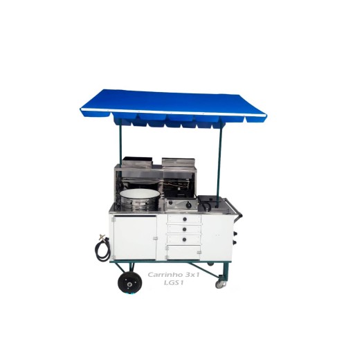 Carrinho 3x1 ( Dog , Prensa e Pastel ) Chapil