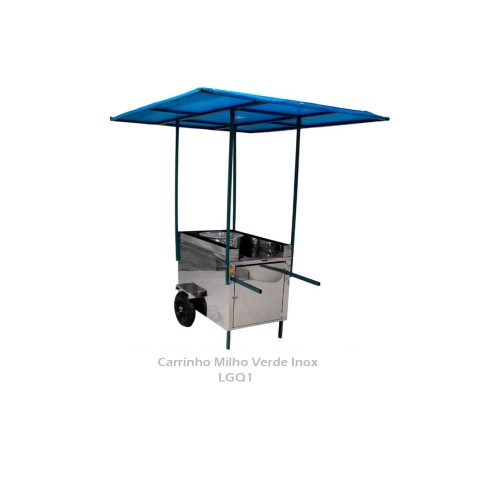 Carrinho para Milho Verde em Inox Chapil