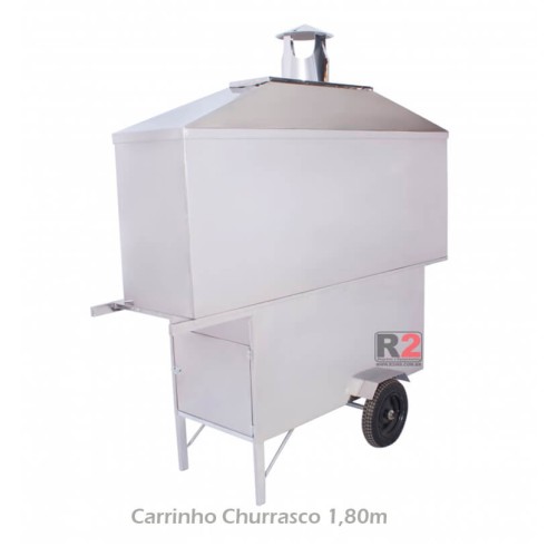 Carrinho de Churrasco 1,50m de Churrasqueira R2 Carrinho de Churrasco 1,50m de Churrasqueira R2