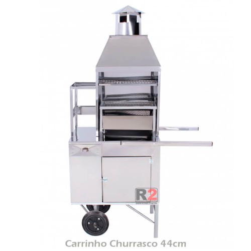 Carrinho de Churrasco a Gás 50cm de Churrasqueira R2 Carrinho de Churrasco a Gás 50cm de Churrasqueira R2