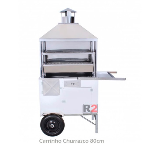 Carrinho de Churrasco a Gás 50cm de Churrasqueira R2 Carrinho de Churrasco a Gás 50cm de Churrasqueira R2
