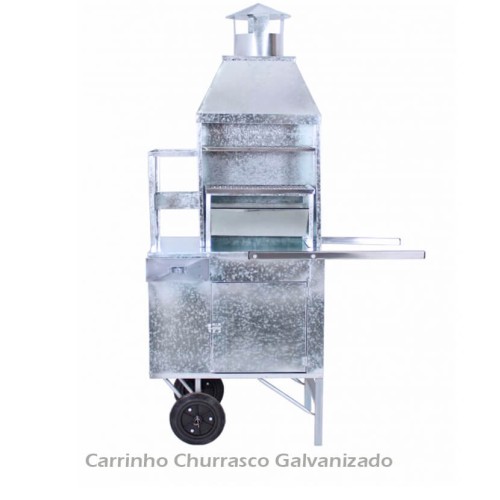 Carrinho de Churrasco a Gás 50cm de Churrasqueira R2 Carrinho de Churrasco a Gás 50cm de Churrasqueira R2