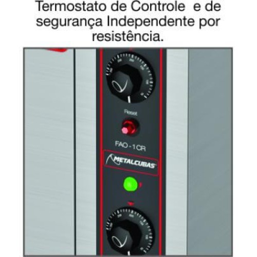 Fritadeira Zona Fria de Água Metalcubas FAO 1 CR Elétrico