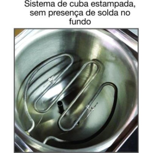 Fritadeira Zona Fria de Água Metalcubas FAO 1 CR Elétrico