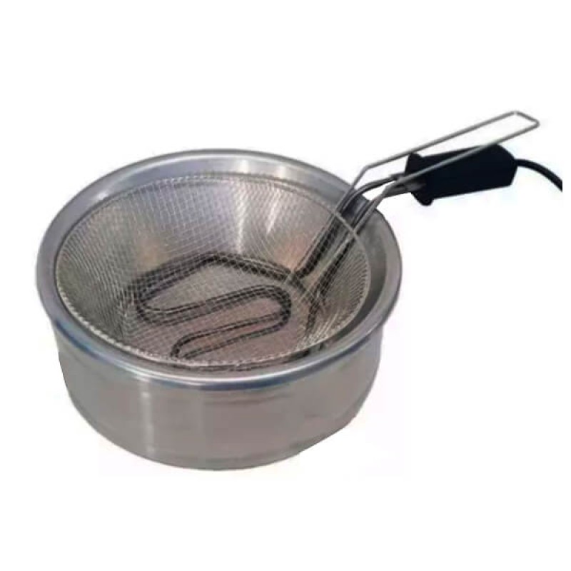 Fritadeira Redondo 3 Litros Inox Universal 