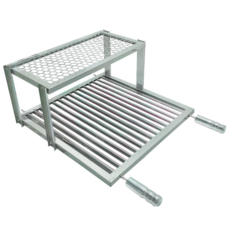 Grelha Uruguaia Descanso Inox 60 x 50 Bem Grill