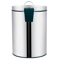 Lixeira Inox 5,0 Litros Ágata Mor