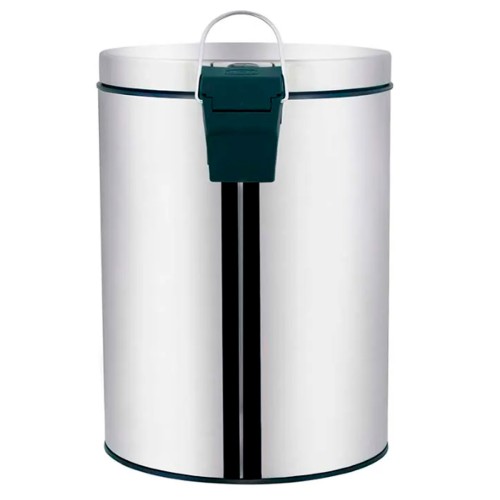 Lixeira Inox 5,0 Litros Ágata Mor