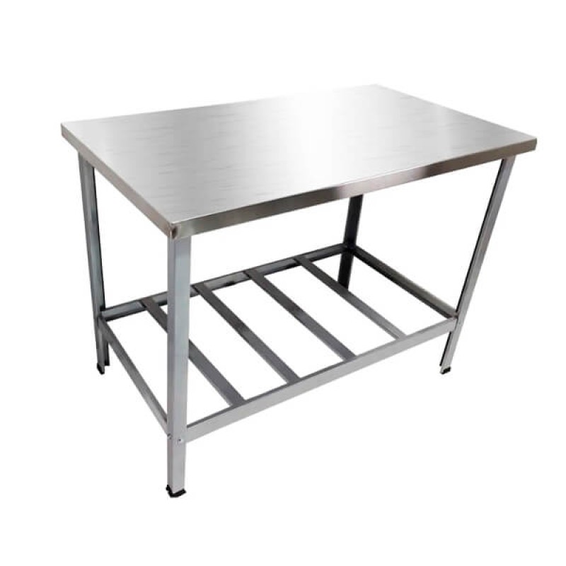 Mesa de Inox Industrial Cefaz 1,50M 