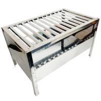 Mini Churrasqueira Uruguaia Portátil Inox Bem Grill