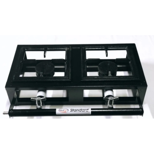 Fogão Mesa 2 Boca a Gás Industrial Standard Cristal Aço