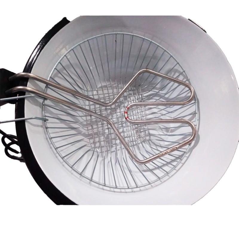 Tacho Elétrico Para Fritura Esmaltado Tic - Tac 220v Chapil