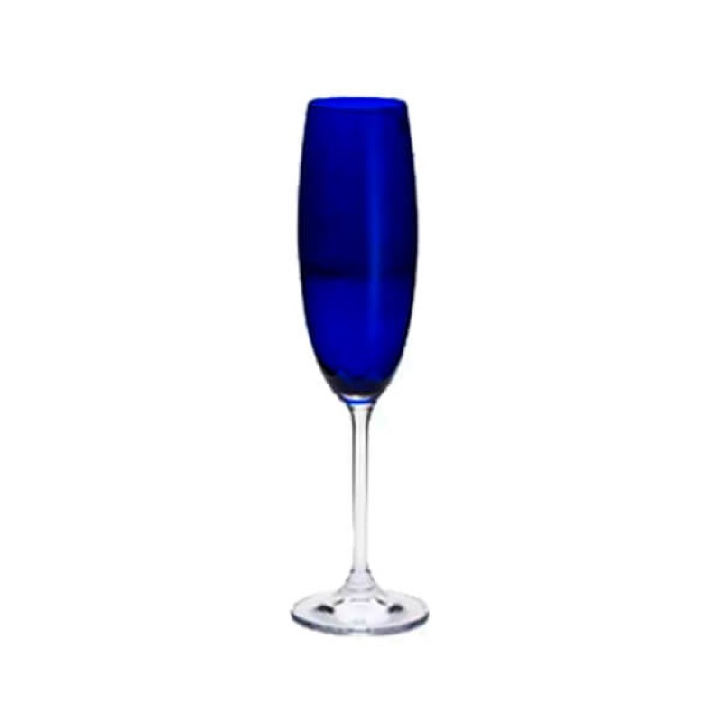 Taça Cristal Champanhe 220ml Czech Republic Bohemia 