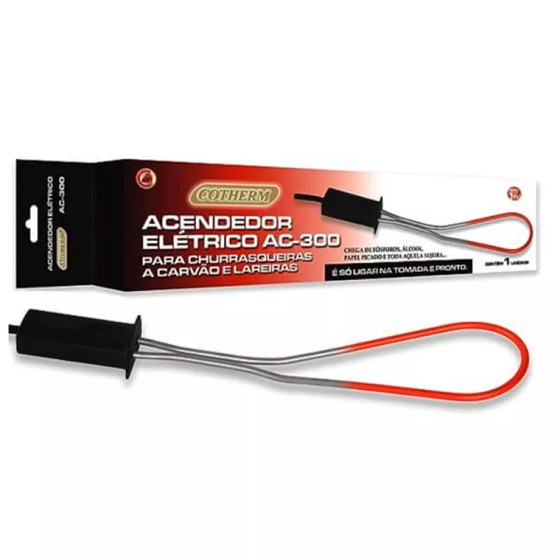 Acendedor Elétrico Ac-300 Churrasqueiras a Carvão Cotherm