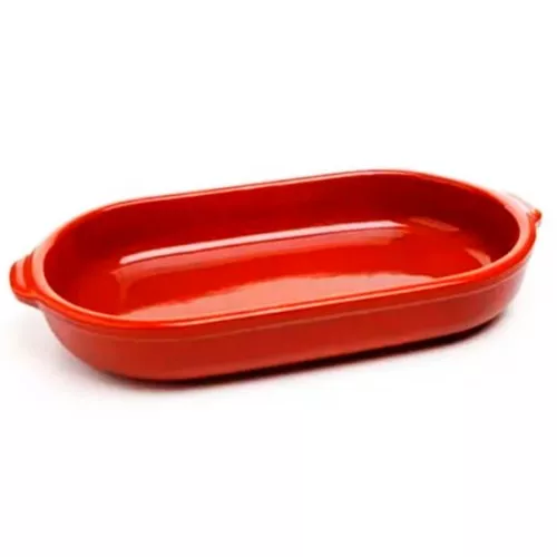 Assadeira Cerâmica Oval Resistente Nº03 Motta