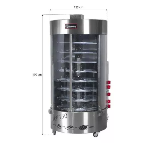 Assadeira de Frango Gastromaq modelo ARV-130 Industrial