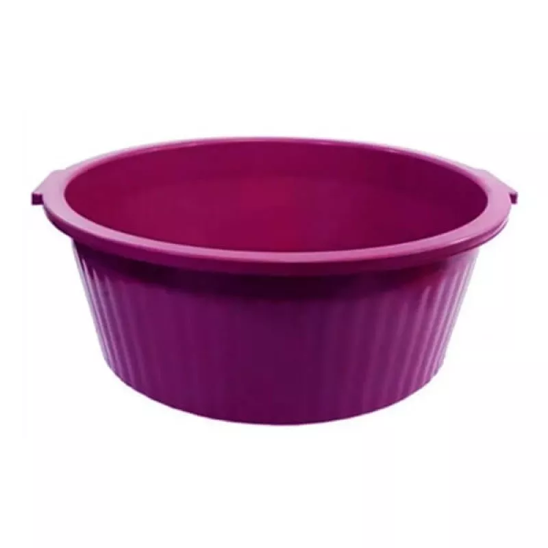 Bacia Plastico Canelada 40L Arqplast