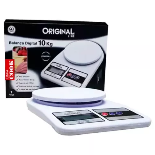 Balança Cozinha 10kg Digital Original Line