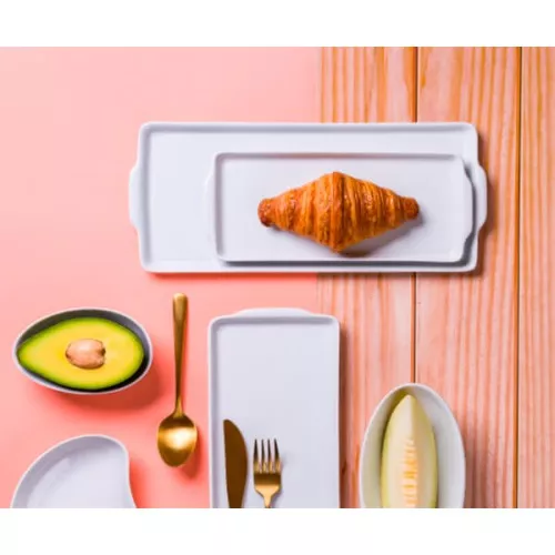 Bandeja Flat M 26 x 13 Porcelanato Germer