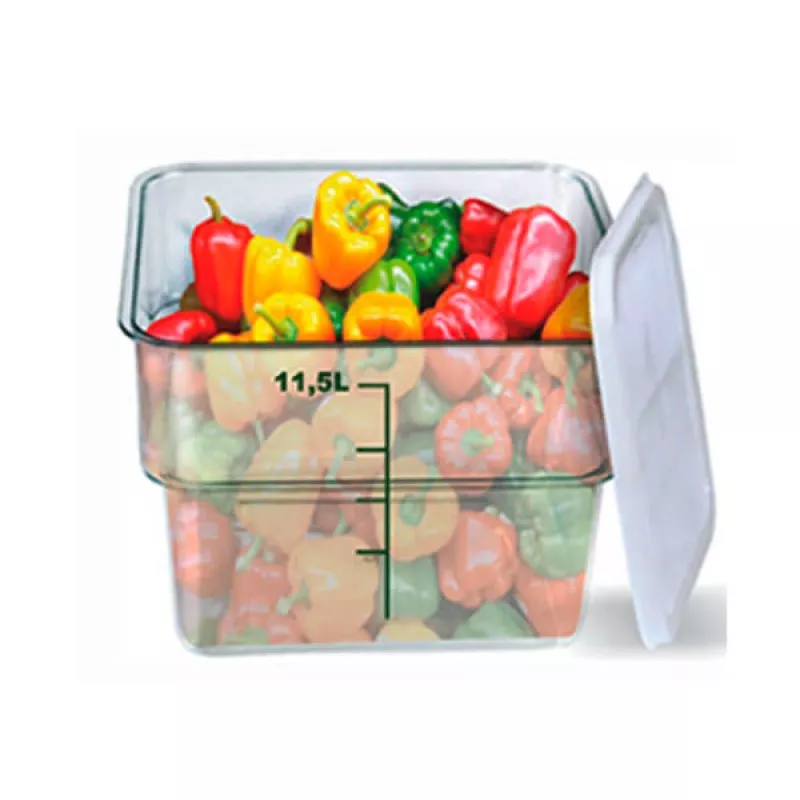 Caixa Quadrada 11,5 litros Plasticomm