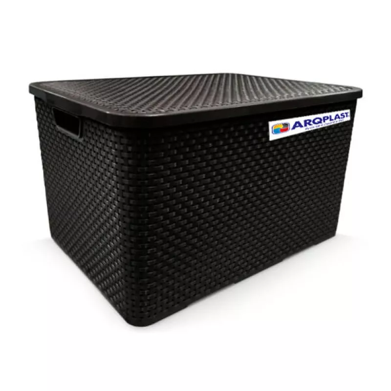 Caixa Organizadora Rattan 15L Arqplast