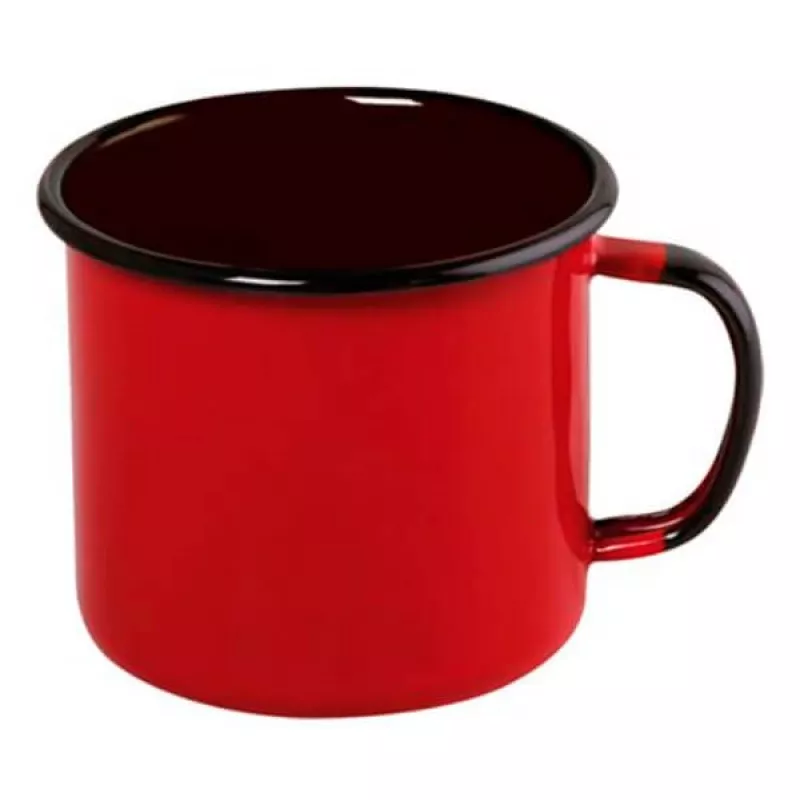 Caneca Esmaltada Vermelho N4,5 70ml Ewel Esmaltados 