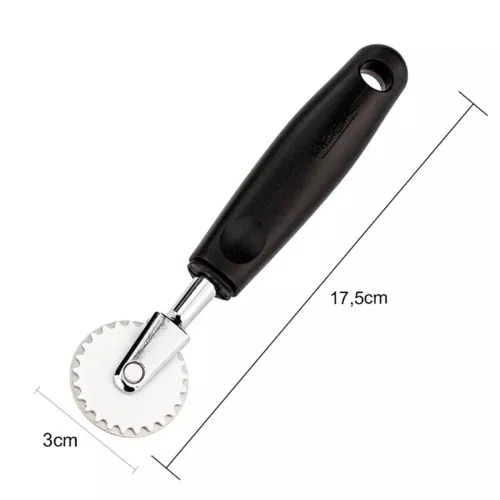 Carretilha Para Cortar e Fechar Massas 17,5cm Weck