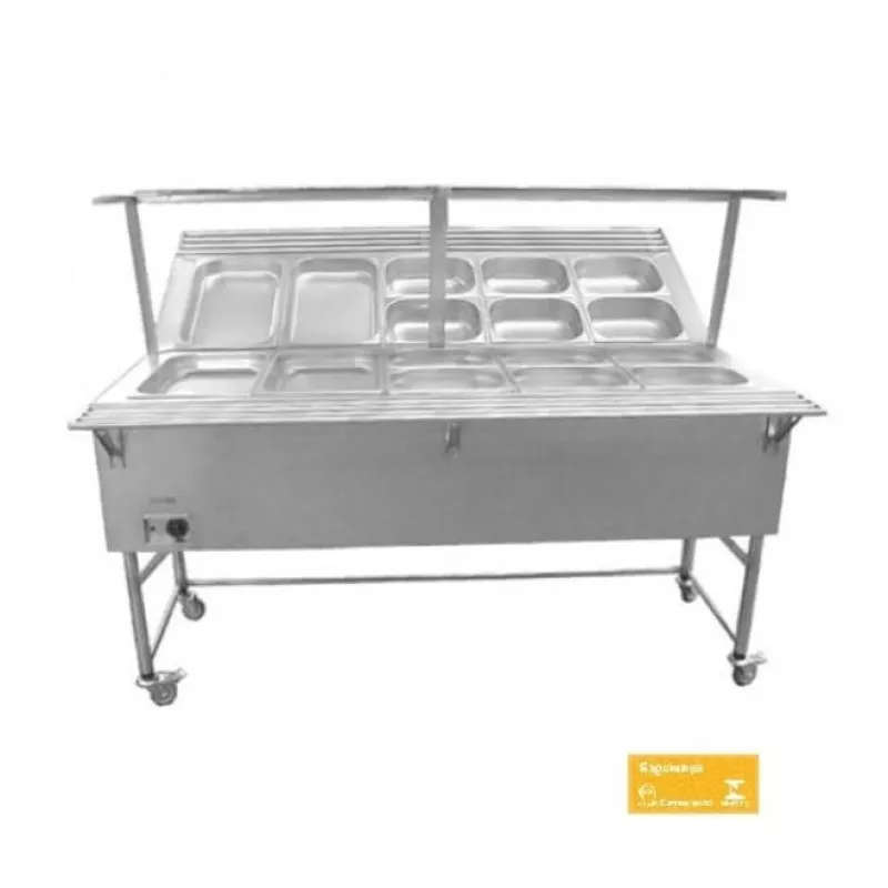 Carro Self Service Fritomaq Meia Saia de Encosto Refrigerado