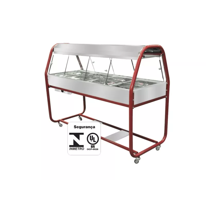 Carro Self Service Venâncio Cristal Mista Gelo-X E8CX