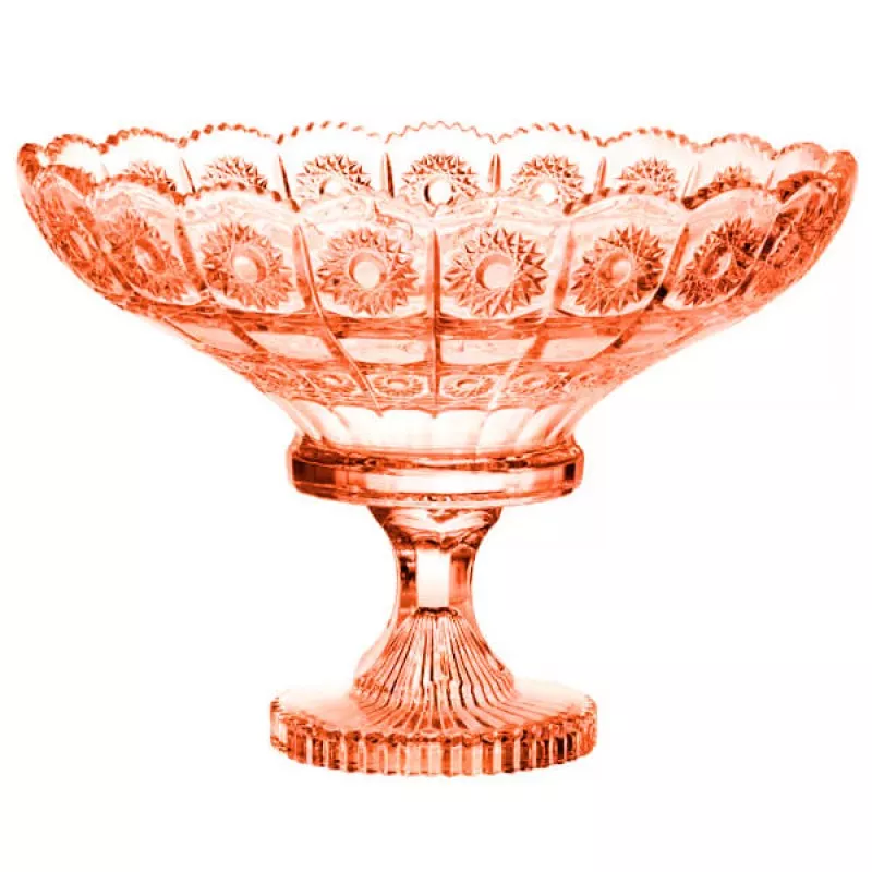 Centro de Mesa Lirica Ambar Cristal Lhermitage 