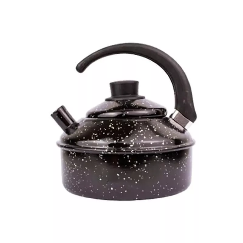 Chaleira Esmaltada Preto 2,2 Litros Esmaltados Silva