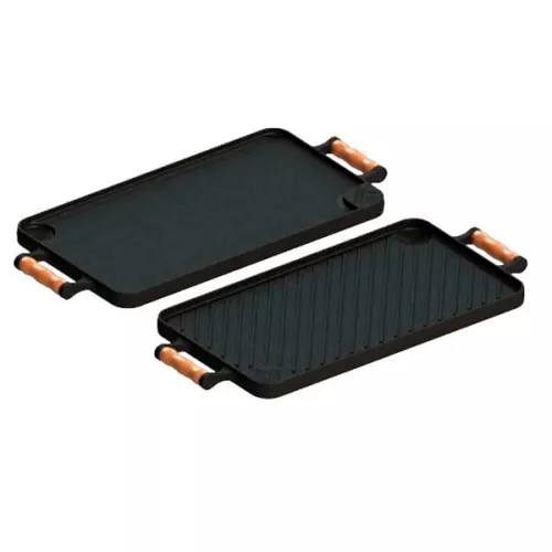 Chapa Bifeteira Dupla Face 23 x 28 Fundição Libaneza