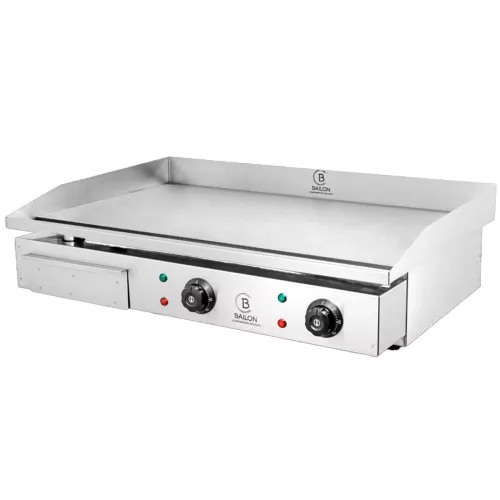 Chapa Elétrica 73 x 47 220v Inox Escovado Bailon