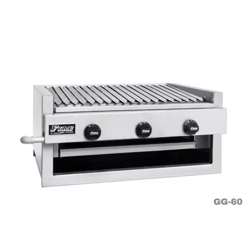 Chapa Fire a Gás linha Grelha e Char Broiler GG-45