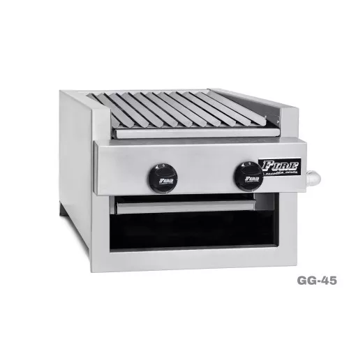 Chapa Fire a Gás linha Grelha e Char Broiler GG-45