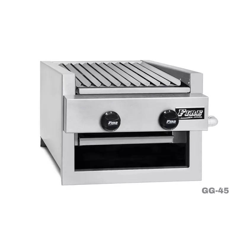 Chapa Fire a Gás linha Grelha e Char Broiler GG-45