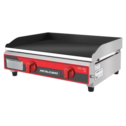 Chapa Metalcubas linha Profissional a Gás CBG 450 PRO