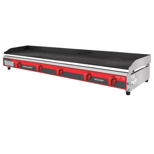 Chapa Metalcubas linha Profissional a Gás CBG 450 PRO