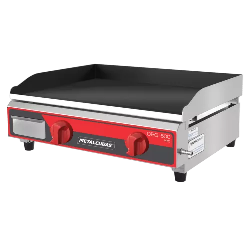 Chapa Metalcubas linha Profissional a Gás CBG 450 PRO