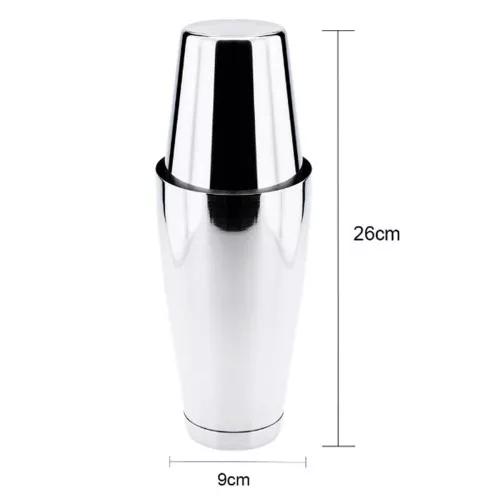 Coqueteleira Boston 840ml E Mini Tin 540ml Aço Inox Weck