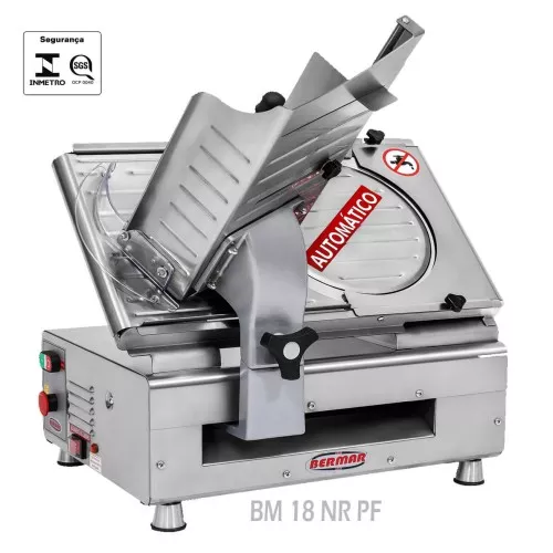 Cortador de Frios Bermar Automático BM 18 NR PF Inox