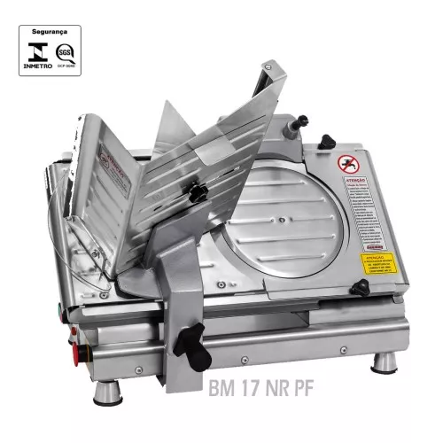 Cortador de Frios Bermar Semi-Automático BM 17 NR PF Inox