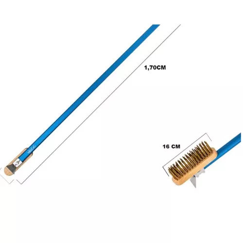 Escova e Raspador Limpeza Forno 1,70 Metros Weck 