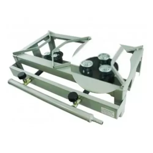 Fogão Mesa 2 Bocas Mini Baby a Gás Metalúrgica Albasan