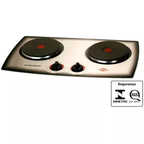 Fogão Elétrico Cooktop 2 Bocas Energy Layr