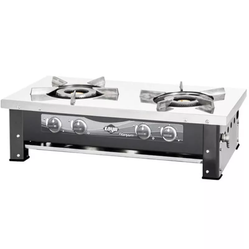 Fogão Titanyum Inox de Bancada Layr