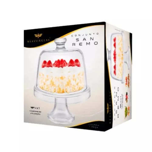 Forma Vidro 4x1 de Utilização San Remo Klassikglas