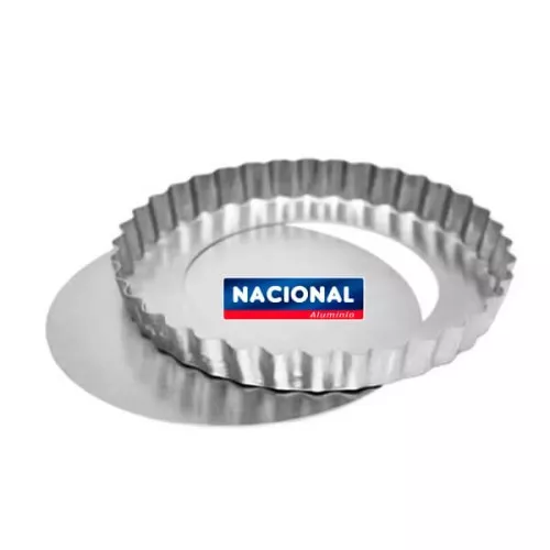 Forma Torta Crespa Nº17 F. Removível Nacional Aluminio