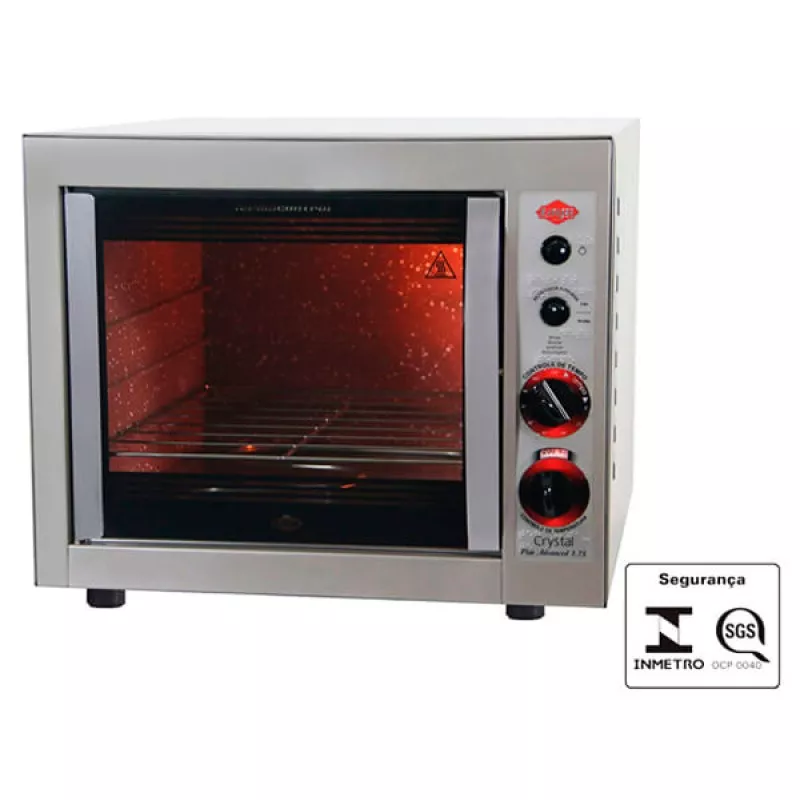 Forno Elétrico Crystal Plus Advanced Steel Layr
